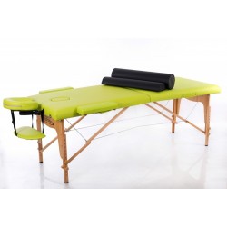 RestPro Classic 2 Olive Set Κρεβάτι Μασάζ Φυσικοθεραπείας Βαλίτσα Ξύλινο φορητό Massage Table + Massage Bolsters